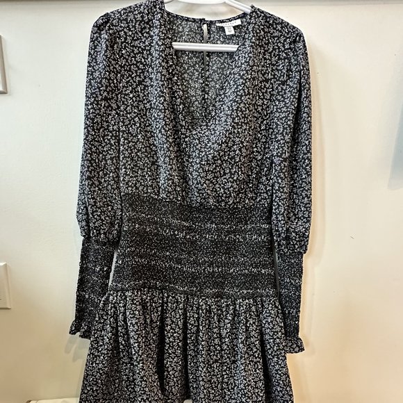 TOPSHOP Summer dress, Size 8, Black with White details - Picture 2 of 8